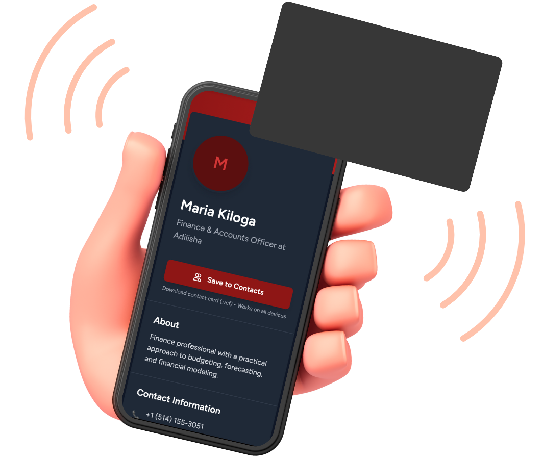 Linkadi NFC Card Illustration